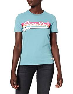 Superdry Womens W1010508A Shirt, NFJ,Farbe Adriatic Blue, Size S von Superdry