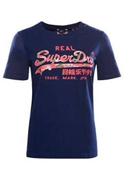 Superdry Womens W1010509A T-Shirt, Marrakesh Midnight, XS von Superdry