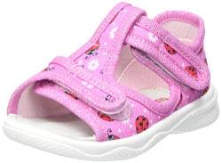 Superfit Baby-Mädchen Polly Hausschuh, ROSA/Mehrfarbig 5020, 19 EU von Superfit