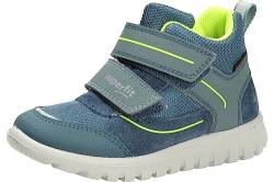 Superfit Jungen Sport7 Mini Sneaker, Blau Gelb 8000, 21 EU Schmal von Superfit