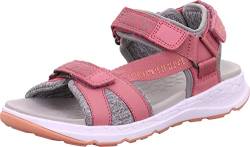 Superfit Mädchen Criss Cross Sandale, Pink Orange 5500, 34 EU von Superfit