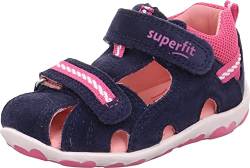 Superfit Mädchen Fanni Sandalen, Blau Rosa 8000, 20 EU von Superfit