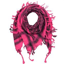 Superfreak Palituch - pink - schwarz - 100x100 cm - Pali Palästinenser Arafat Tuch - 100% Baumwolle von Superfreak