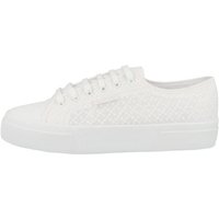 Superga 2740 Platform Macrame Rhombus Damen Sneaker von Superga