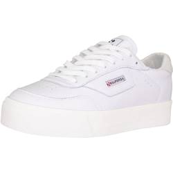 Superga Court Platform Sneaker Trainer Schuhe (White/Favorite, 40) von Superga