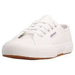 Superga Damen 2750 Tumbled Leather Gymnastikschuhe, Weiß White 900, 38 EU von Superga