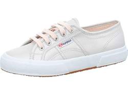 Superga Damen Sneaker Low MICROLAMEW Silber 39 von Superga