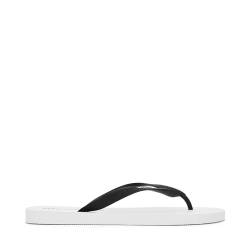 Superga Herren 4121 FLIP Flops Dusch-& Badeschuhe, Weiß (White-Black A01), 40 EU von Superga