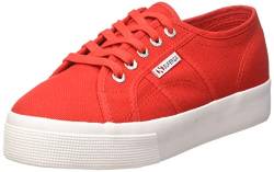 Superga Unisex 2730-cotu Gymnastikschuhe, Rot Red White C90, 41.5 EU von Superga