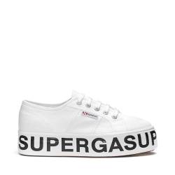 Superga Unisex-Erwachsene 2790-Cotw Outsole Lettering Sneaker, Weiß von Superga