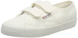 Superga Unisex-Kinder 2750 Kids Straps EASYLITE Sneaker, Weiß (White) von Superga