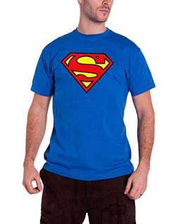 Superman Herren Wb-1-sup002-h5-2 T-Shirt, Königsblau, XL von Superman