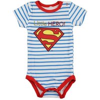 Superman Kurzarmwickelbody Superman Little Hero kurzarm Baby Body Strampler Gr. 68 bis 92 von Superman