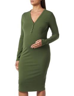 Supermom Damen Dress Eufaula Nursing Long Sleeve Kleid, Olivine - P681, 38 EU von Supermom