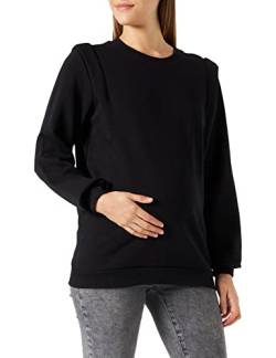 Supermom Damen Sweater Buckley Long Sleeve Pullover, Black - P090, 36 EU von Supermom