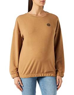 Supermom Damen Sweater Long Sleeve Melange Pullover, Tigers Eye-P914, XXS von Supermom