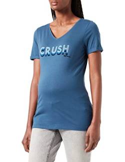 Supermom Damen Tee Short Sleeve Crush T-Shirt, Dark Denim-P083, M von Supermom