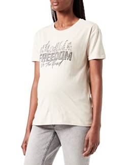 Supermom Damen Tee Short Sleeve Freedom T-Shirt, Turtledove-P772, M von Supermom