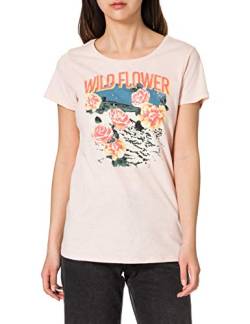 Supermom Damen Tee ss Wild Flower T-Shirt, Evening Sand-P332, XS von Supermom