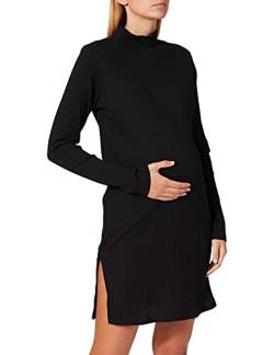 Supermom Damen Tunic ls Rib Kleid, Black-P090, L von Supermom