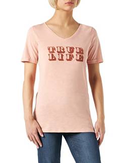 T-Shirt True Life - Farbe: Misty Rose - Größe: XXS von Supermom