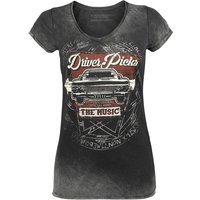 Supernatural T-Shirt - Driver Picks The Music - S bis XXL - für Damen - Größe S - grau  - EMP exklusives Merchandise! von Supernatural