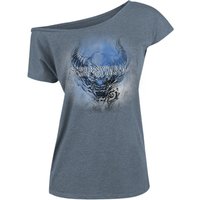 Supernatural T-Shirt - Evil - S bis XXL - für Damen - Größe M - blau  - Lizenzierter Fanartikel von Supernatural