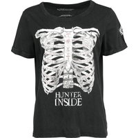 Supernatural T-Shirt - Hunter Inside - S bis XXL - für Damen - Größe S - dunkelgrau  - EMP exklusives Merchandise! von Supernatural
