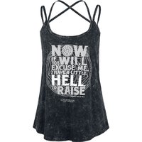 Supernatural Top - Hell To Raise - S bis XXL - für Damen - Größe L - schwarz  - EMP exklusives Merchandise! von Supernatural