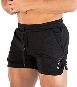 Superora Herren Shorts Sport Hosen Activewear Shorts Laufshorts Trainingshose Fitness Training Outdoor Sporthose mit Tasch von Superora