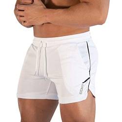 Superora Herren Shorts Sport Hosen Activewear Shorts Laufshorts Trainingshose Fitness Training Outdoor Sporthose mit Tasch von Superora