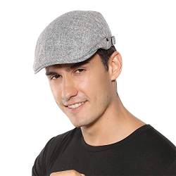 Superora Schiebermütze Flatcap Schirmmützen Gatsby Barett Cap Herren Frühling und Sommer von Superora