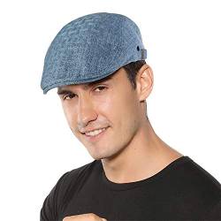 Superora Schiebermütze Flatcap Schirmmützen Gatsby Barett Cap Herren Frühling und Sommer von Superora