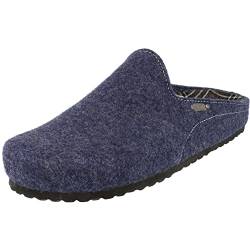 Supersoft Herren Hausschuhe Clogs 511-086 Filz Pantoffeln in 3 Farben (Navy, Numeric_46) von Supersoft