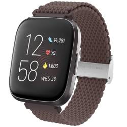 Supore Kompatibel mit Fitbit Versa 2/Fitbit Versa Armband, Modisches Gewebtes Nylonband für Fitbit Versa 2/Versa/Versa Lite/Versa Special Edition Damen Herren von Supore