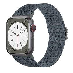 Supore Nylon Armband für Apple Watch 38mm 40mm 41mm 42mm 44mm 45mm 49mm, Atmungsaktives Leichtes Elastisches Nylonband für iWatch Series 8/7/6/5/4/3/2/1/SE von Supore