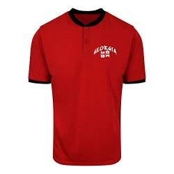 Supportershop Herren Georgien Polohemd, rot, XL von Supportershop