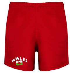 Supportershop Jungen Wales Klassische Shorts, rot, 140 von Supportershop