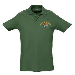 Supportershop Unisex Polo Rugby Afrique du Sud vert S Polohemd, grün, S von Supportershop