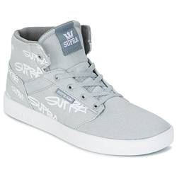 Supra Kids Yorek HIGH Sneaker Kind Grey Print/White - 35 1/2 - Sneaker High von Supra