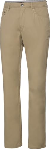 Suprax Chino Hose Herren, Freizeithose Herren aus edler Pima-Baumwolle, extra leichte Sommerhose Herren in Regular Fit Passform mit Stretch, Sand, Gr. 29 von Suprax