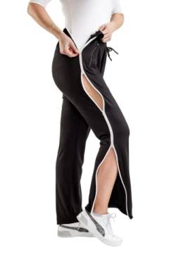 suprima SoNa24 - RehaFlex Therapiehose Jogginghose + 4 Wege Reißverschluss | Patientenbekleidung | Pflegehose | Demenzbekleidung | Pflegebekleidung (L) von Suprima