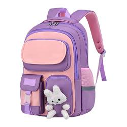 Kinderrucksack Schulranzen Schultaschen Jungen Mädchen Schulrucksack Kinder Lässige Schultasche für 1-6 Klasse Schüler Outdoor Reise Daypacks Kindergartentasche wasserdichte Rucksack für Studenten von Surakey