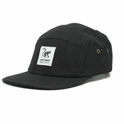 Classic Jockey Cap Strapback Cap Baseballkappe für Herren/Damen, 5 Panels Surf Monkey®, Negro, One size von Surf Monkey