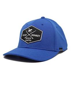 DRESSED IN MUSIC PLAY WITH ME Wasserdichte Surf Monkey® Cap für Freizeit und Sport - Ripstop, blau, 54/58 cm von Surf Monkey