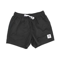 Dressed IN Music Play with ME Quick-Dry Surf Monkey® Volley, Kurze Herren-Badeshorts, Schwarz, 48 von Surf Monkey