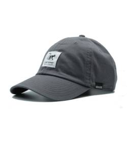 Surf Monkey Baseballmütze Classic Dad Cap aus Baumwolle ohne Struktur - Bio-Baumwolle, grau, One size von Surf Monkey