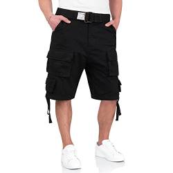 Surplus Division Herren Cargo Shorts, schwarz, 3XL von Surplus Raw Vintage