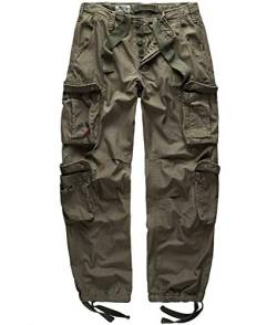 Surplus Raw Vintage Airborne Herren Cargo Hose, Oliv, 4XL von Surplus Raw Vintage