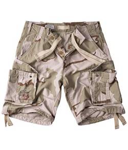 Surplus Raw Vintage Airborne Vintage Herren Cargo Shorts, 3-Color-Desert, 6XL von Surplus Raw Vintage